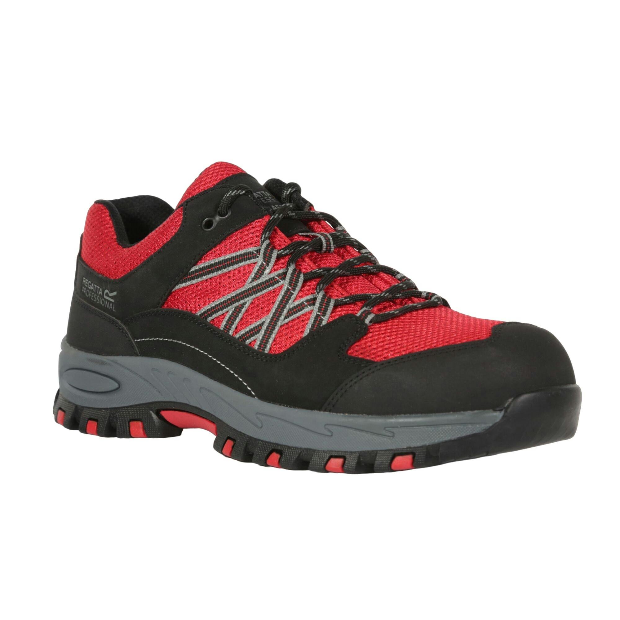 Regatta Men's Red/Black Professional Safety Trainers - 7 Uk