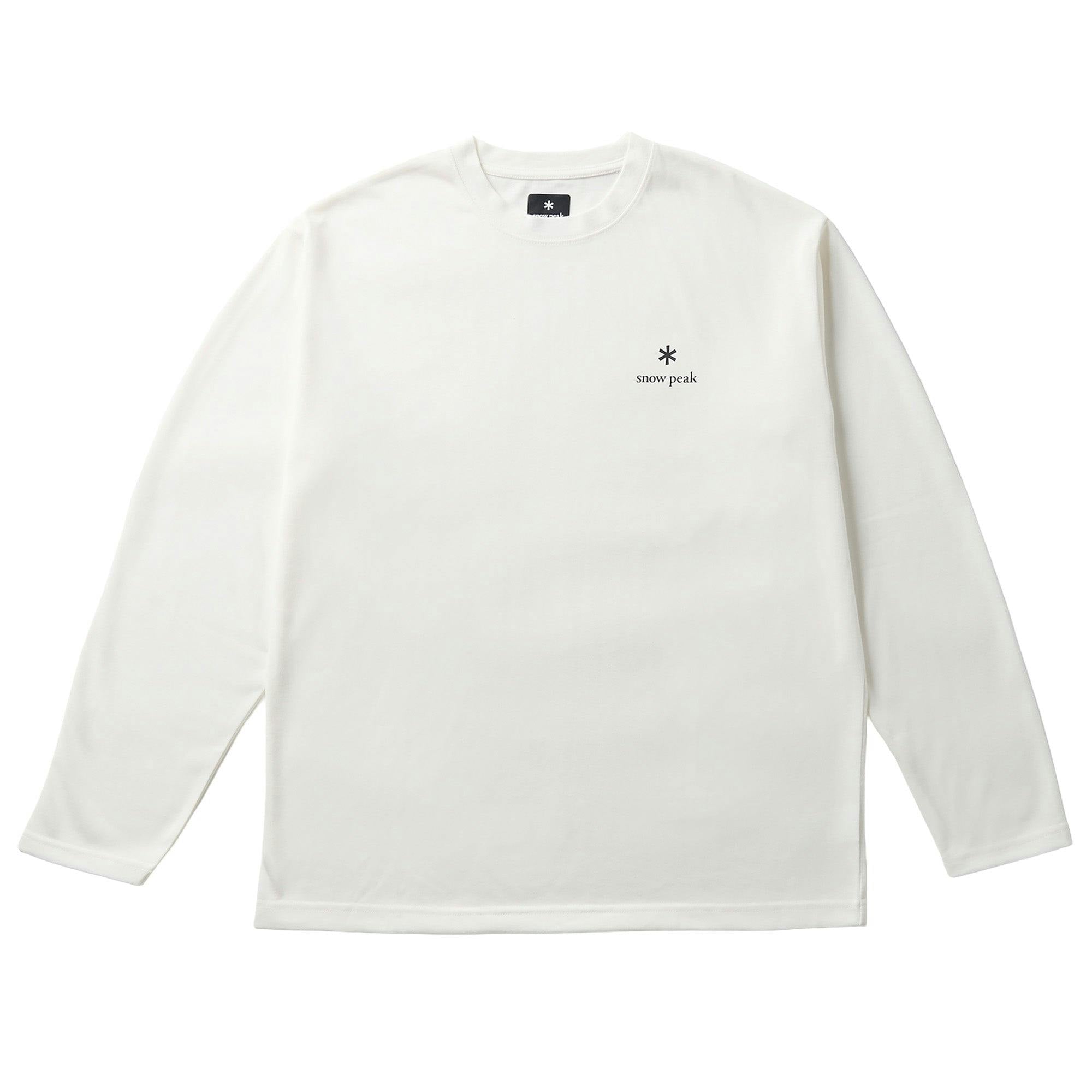 Snow Peak White Nsd Long Sleeve Logo T-Shirt - Off - Medium