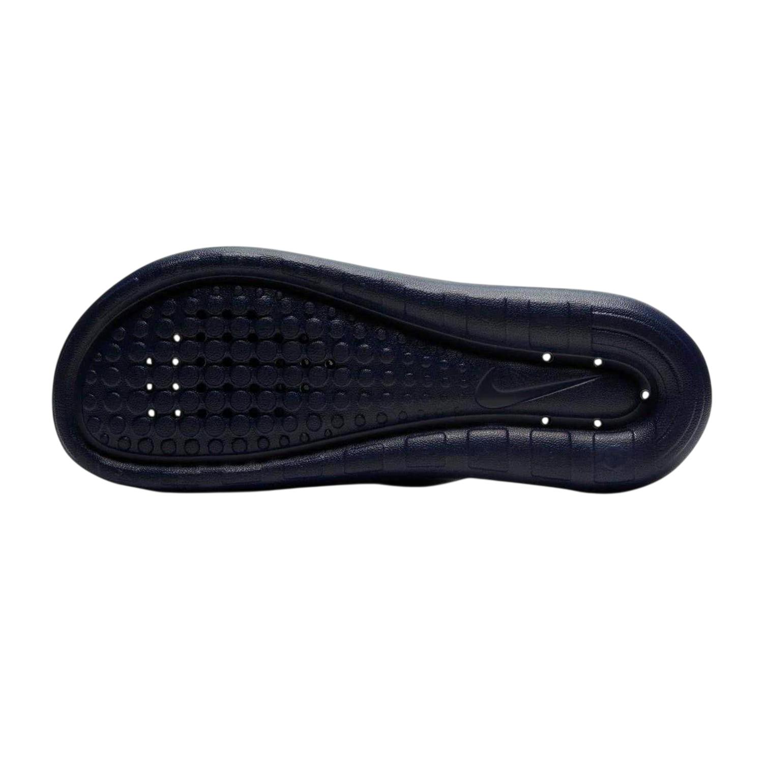 Nike Men's White Victori One Swoosh Sliders - Navy/ - 15 Uk - Navy/ - 100% Mixed