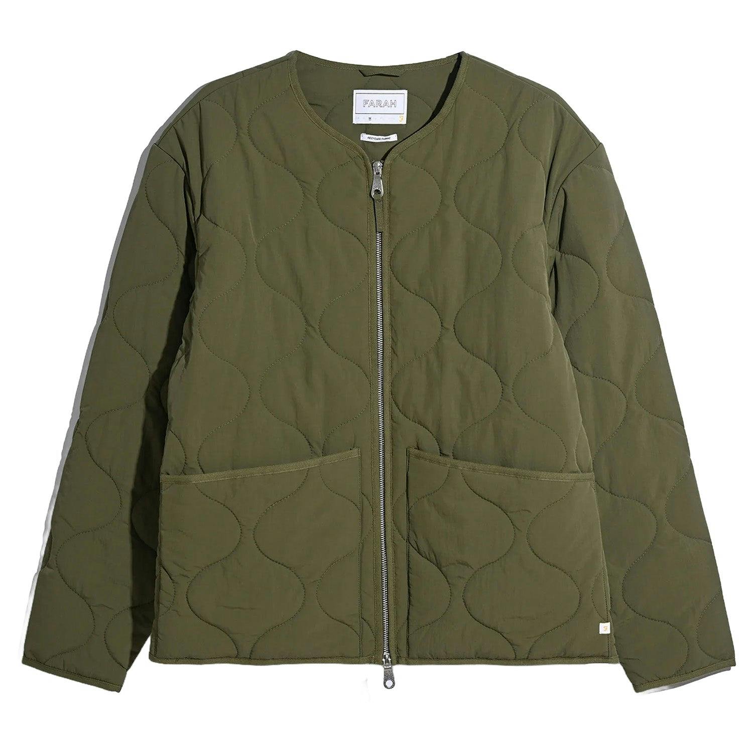 Farah Blue Campbell Jacket In True Navy - Image 2