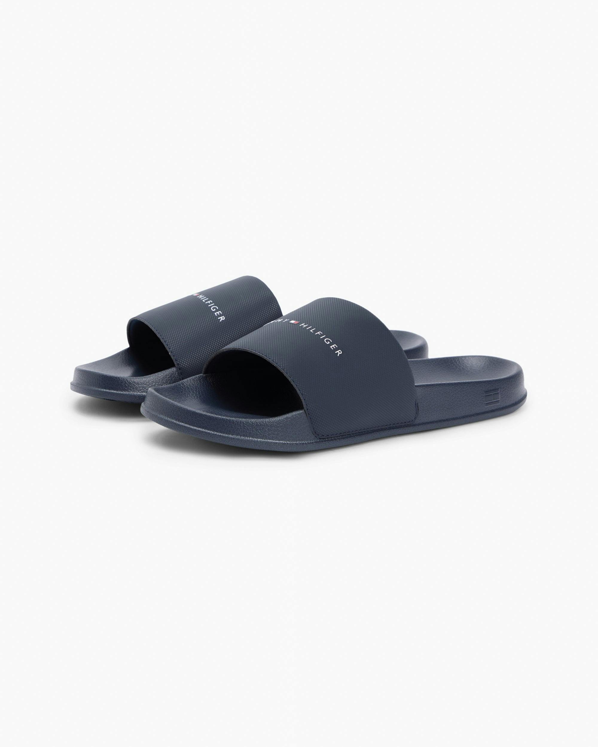 Tommy Hilfiger Men's Core Th Pool Sliders - Desert Sky - Desert Sky - Uk9 Eu43 Us10