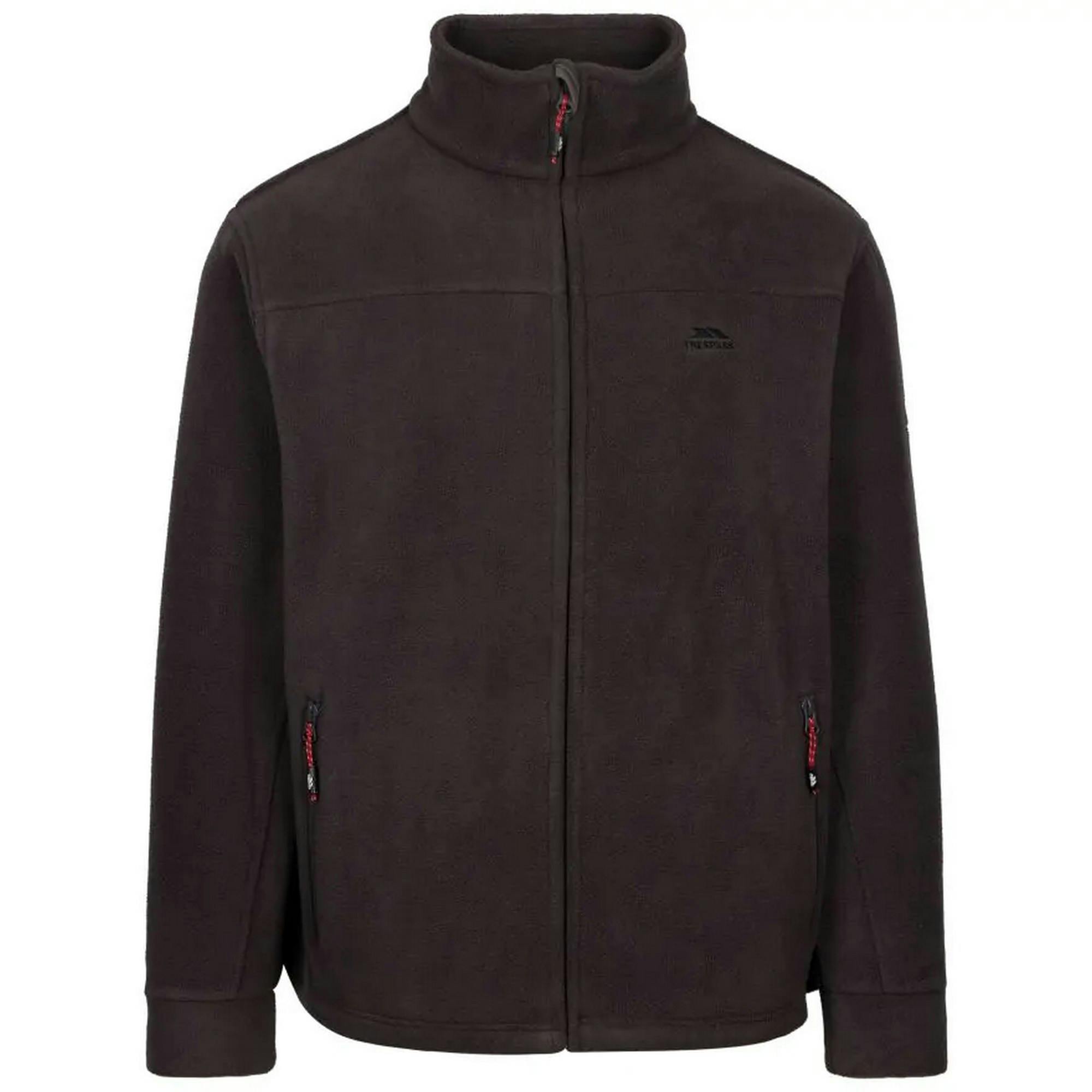 Trespass Men's Bernal Full Zip Fleece Jacket - Carbon - L - Carbon - 100% Polyester