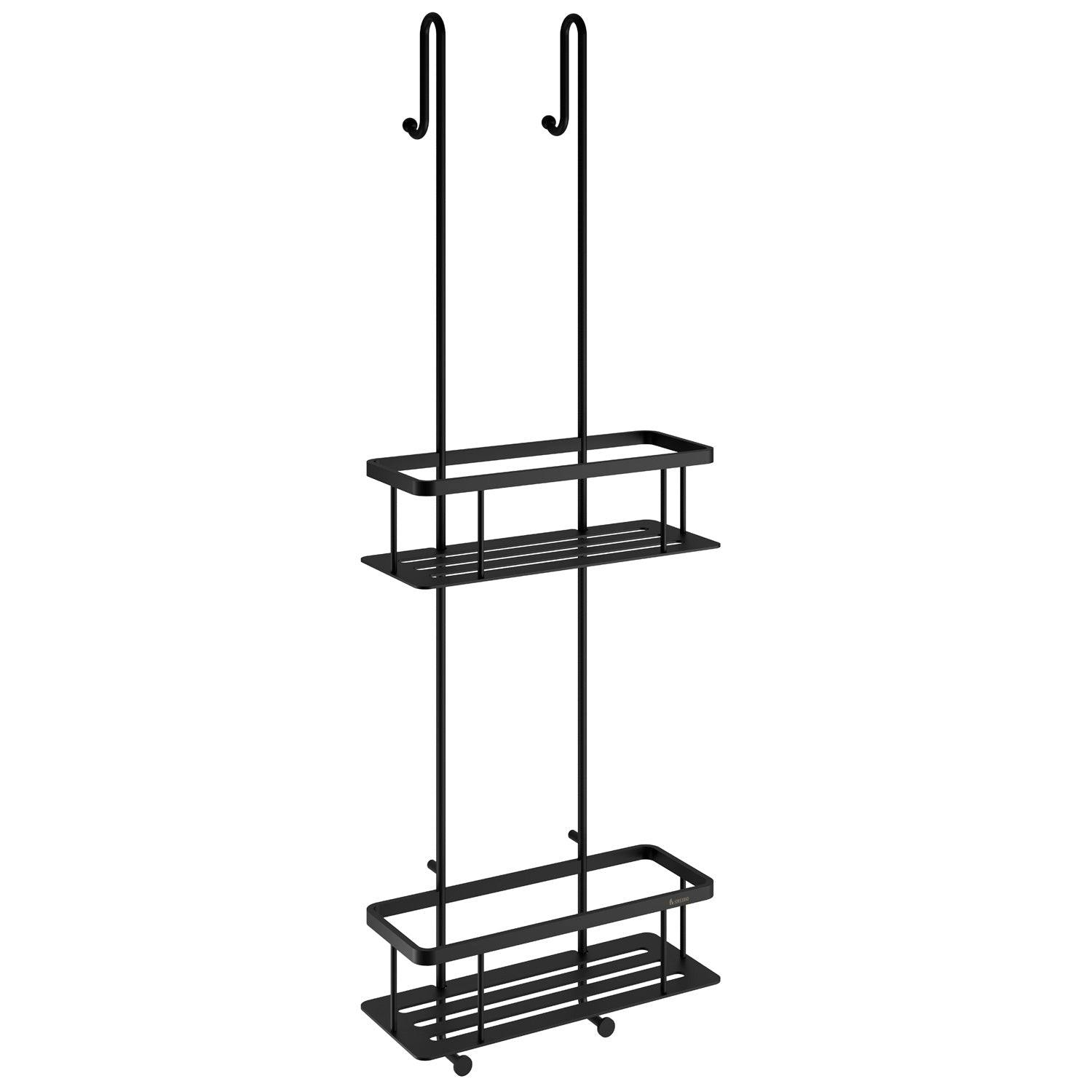 Smedbo Black Matt Hanging Double Shower Basket