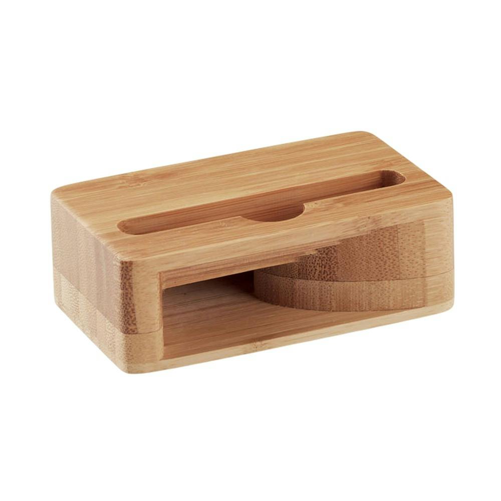 Midocean Caracol Bamboo Mobile Phone Stand - Wood - One Size - Wood