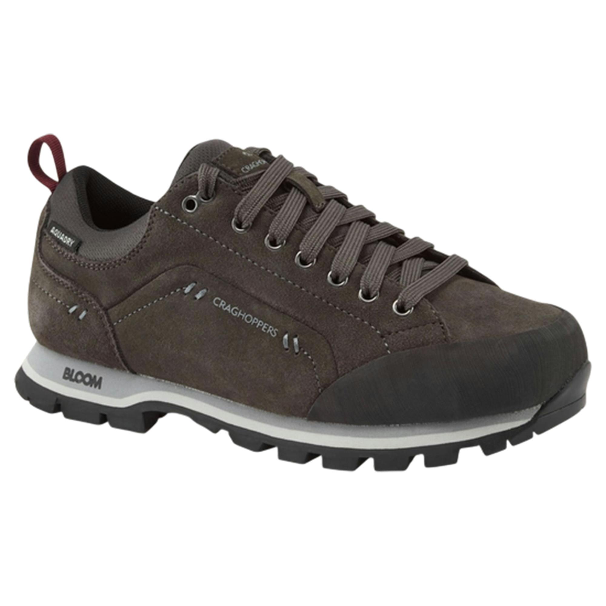 Craghoppers Men's Dark/Grey Jacara 2 Leather Trainers - 3 Uk - 100% Mixed