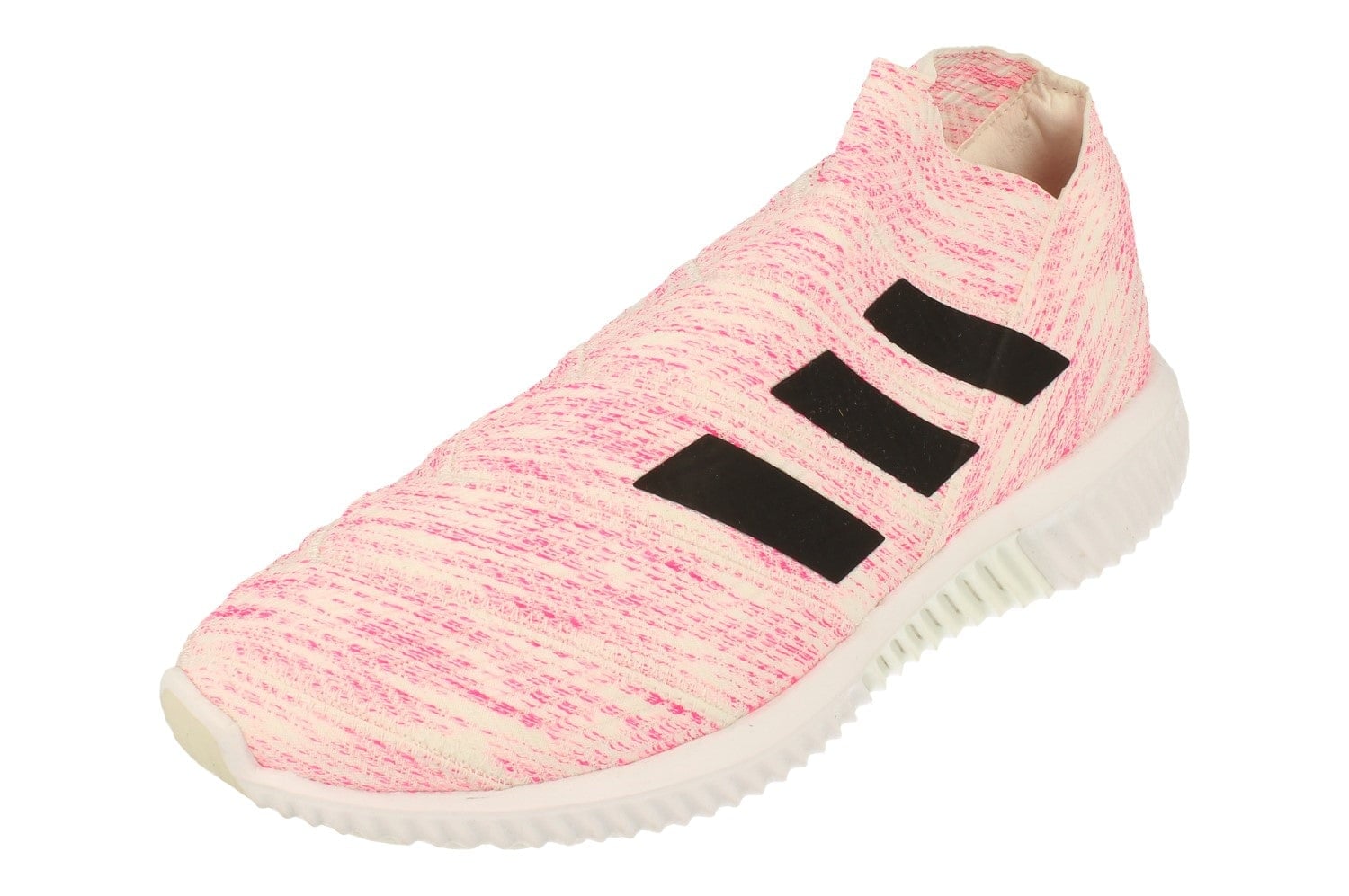 Adidas Men's White/Black/Pink Nemeziz 18.1 Tr Football Boots Trainers Bd7643 - Uk 10.5 | Us 11 | Eu 45 1/3