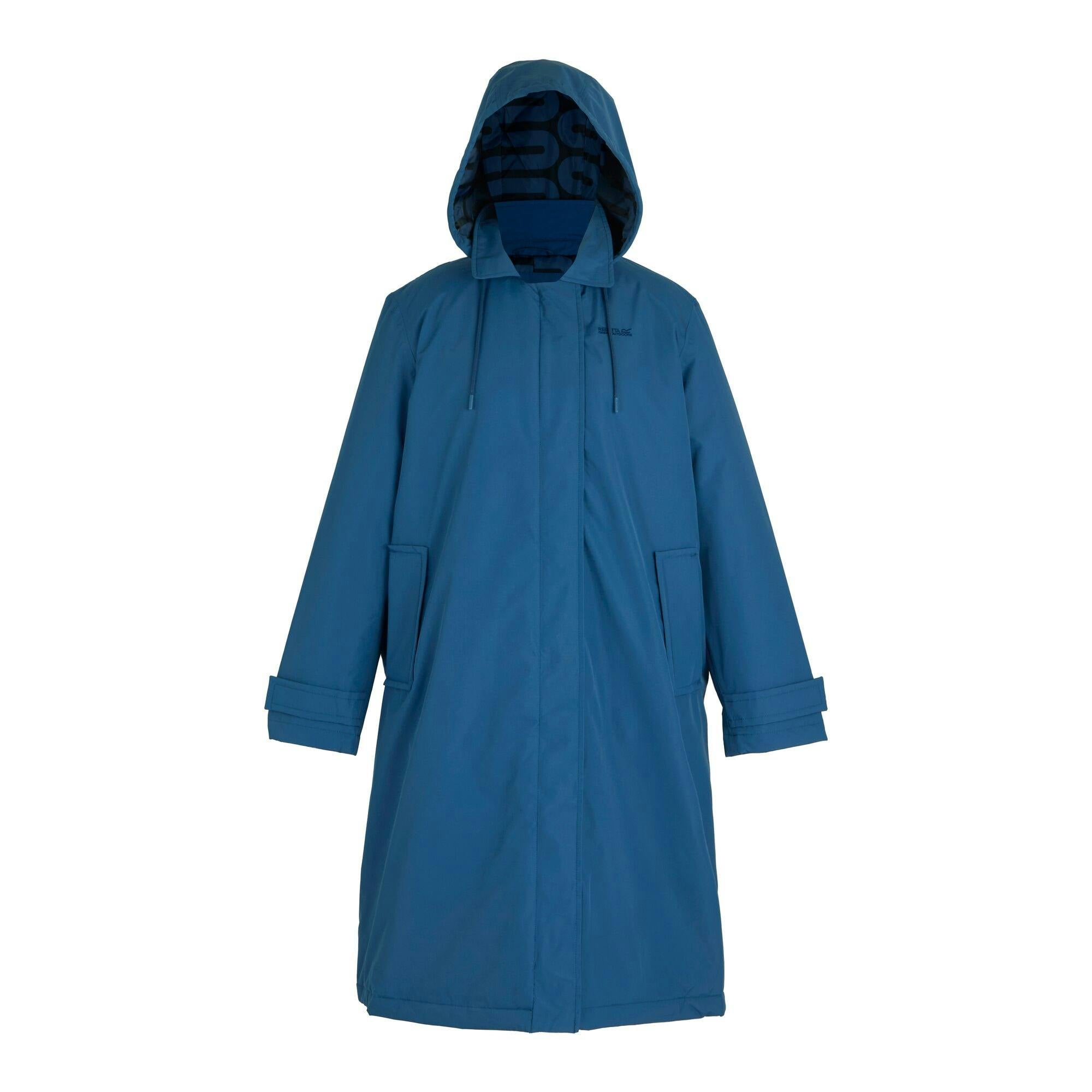 Regatta Women's Orla Kiely Mac Waterproof Jacket - Dusty Denim - Dusty Denim - 10 Uk - 100% Polyester