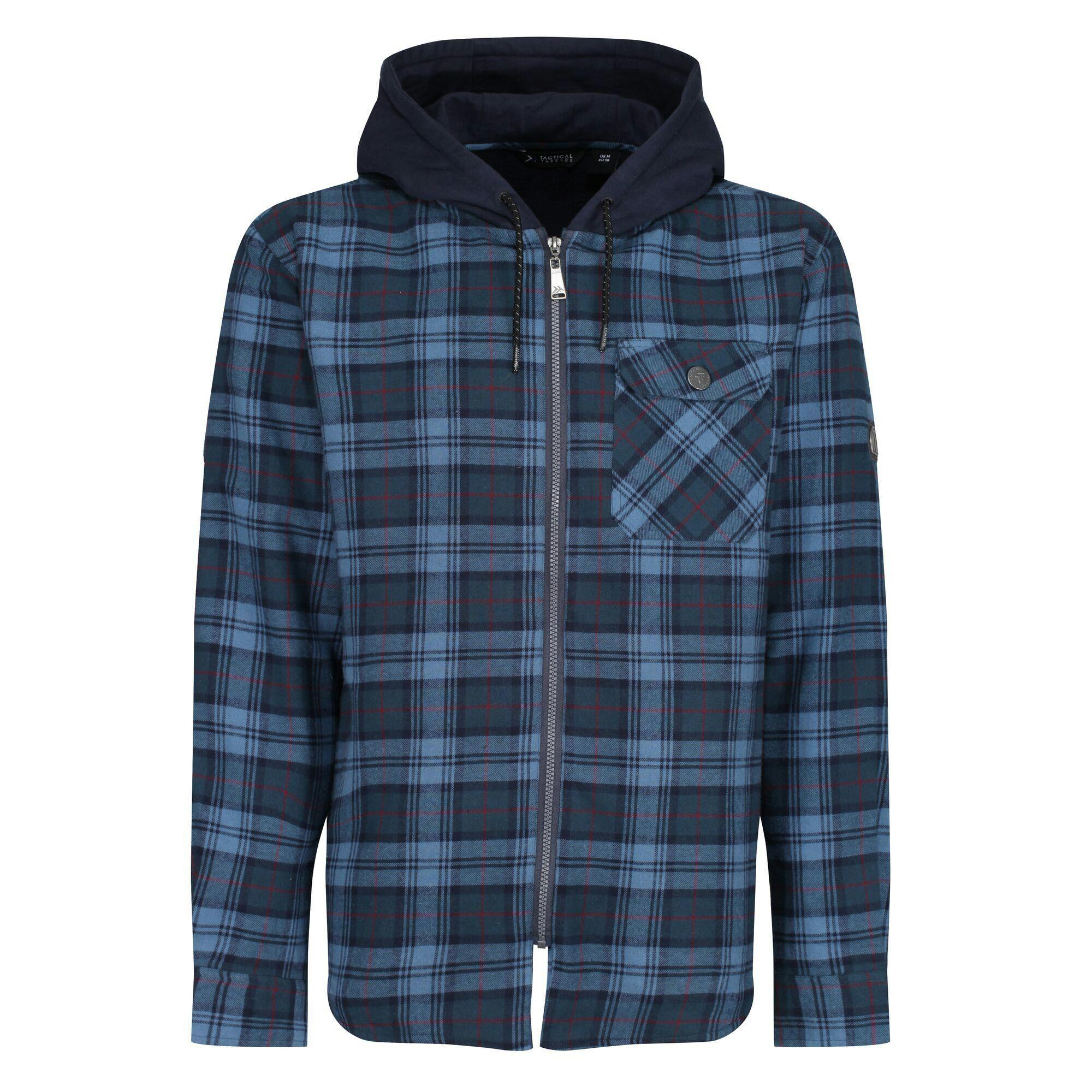 Regatta Men's Professional Checked Jacket - Navy - M - Navy - 100% Cotton