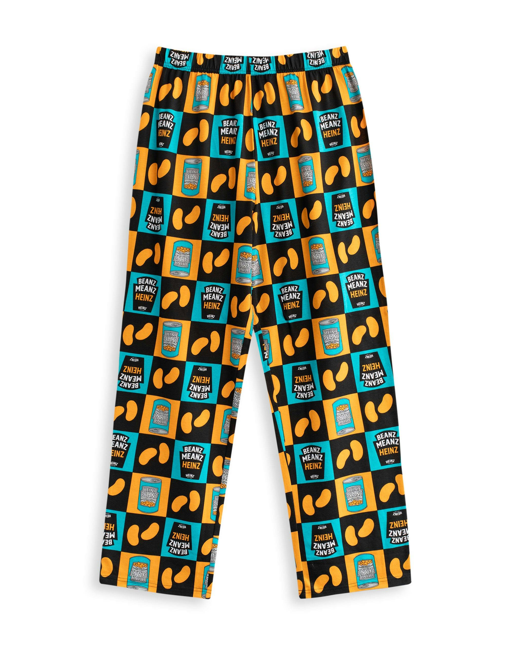 Vanilla Underground Men's Light/Blue Heinz Multicoloured Beans Lounge Pants - Small