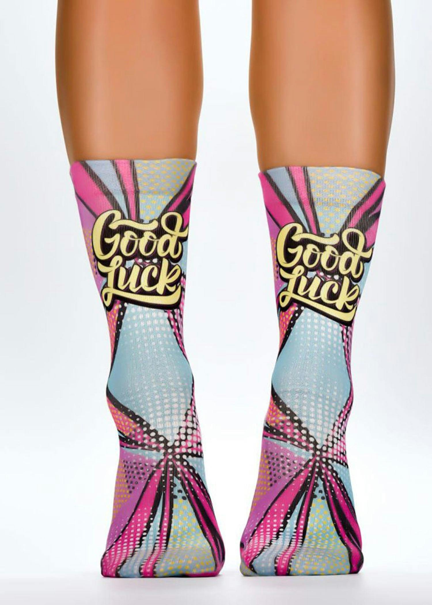 Jemsox Women's Good Luck Novelty Gift Socks