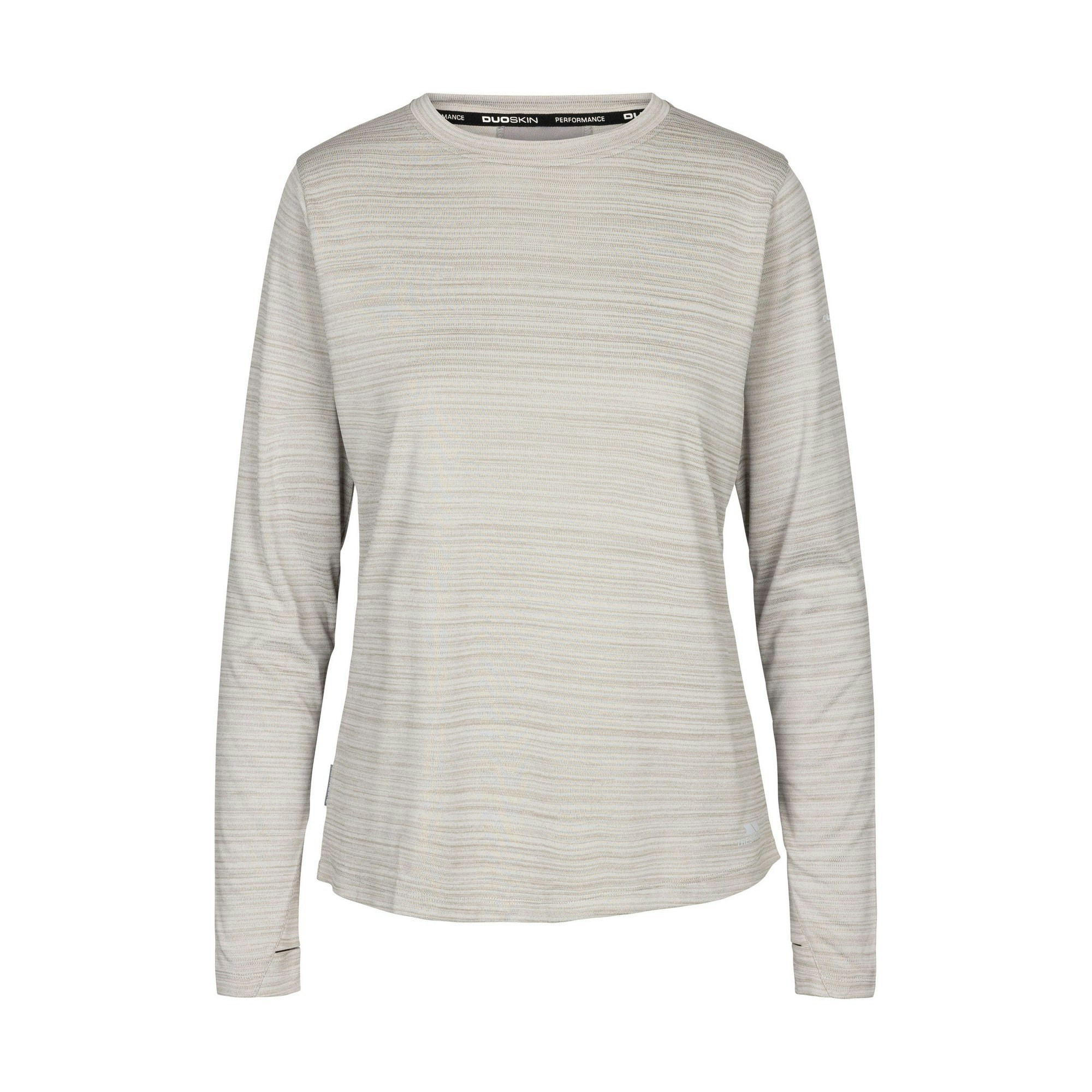 Trespass Women's / Nettil Long-Sleeved Active Top - Platinum Marl - Platinum Marl - 3XL