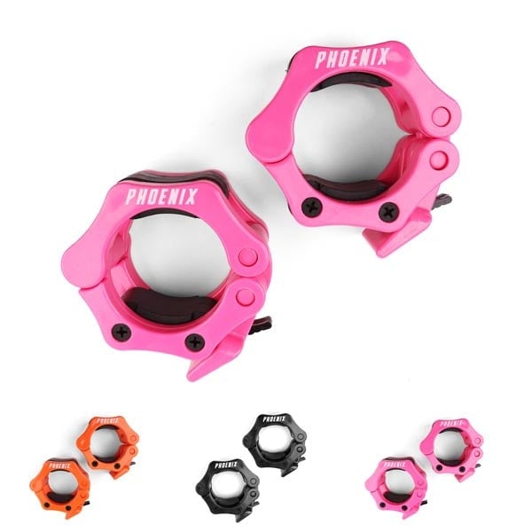 Phoenix Fitness Pink 2" Olympic Bar Locks