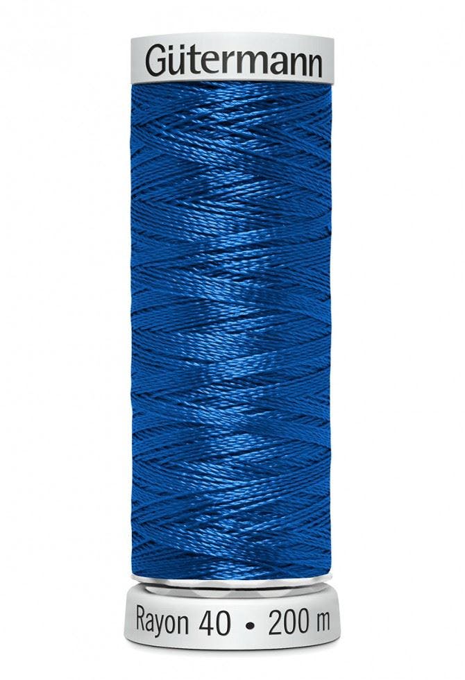Gutermann No 40 Sulky Rayon Embroidery Thread 200M Rayon Thread Suitable For Embroidery - 1253 - 200 Metres