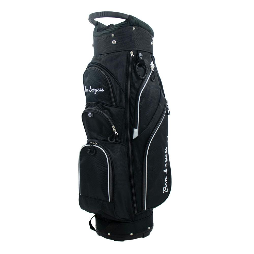 Ben Sayers Black/White 2025 Dlx Cart Bag