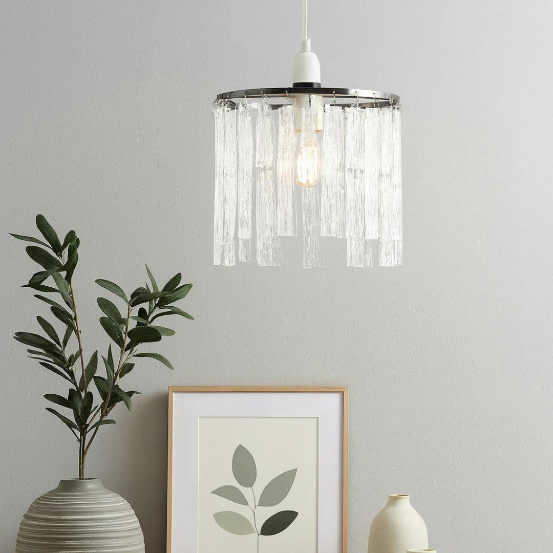 Rackhams Light Maren Clear Easy-Fit Pendant