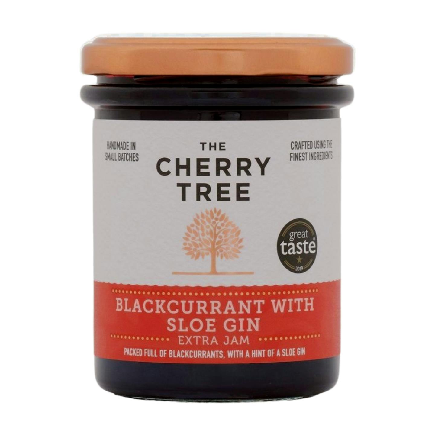 The Cherry Tree Blackcurrant With Sloe Gin Extra Jam (225G)