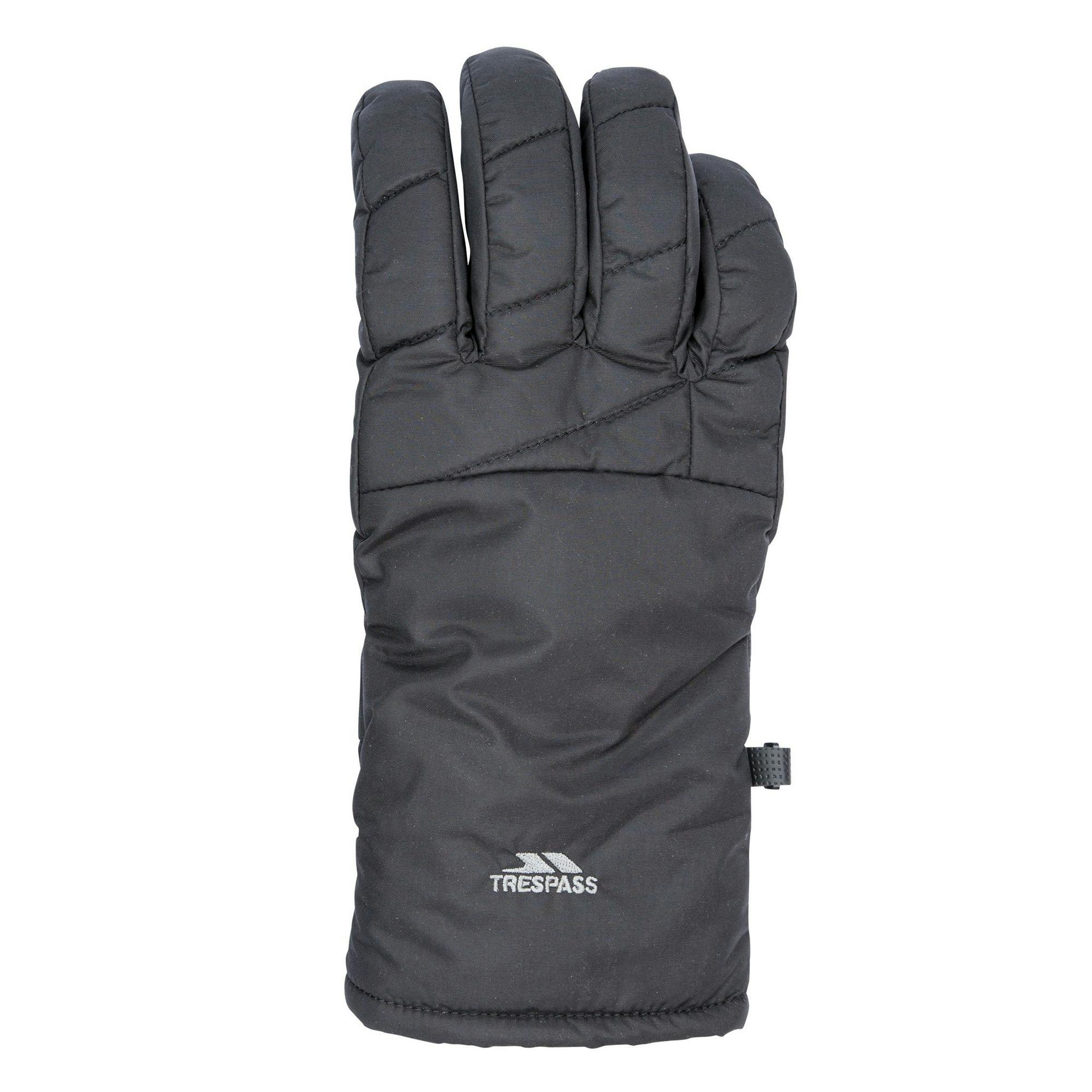 Trespass Unisex Black Kulfon Gloves - Xl - 100% Polyamide