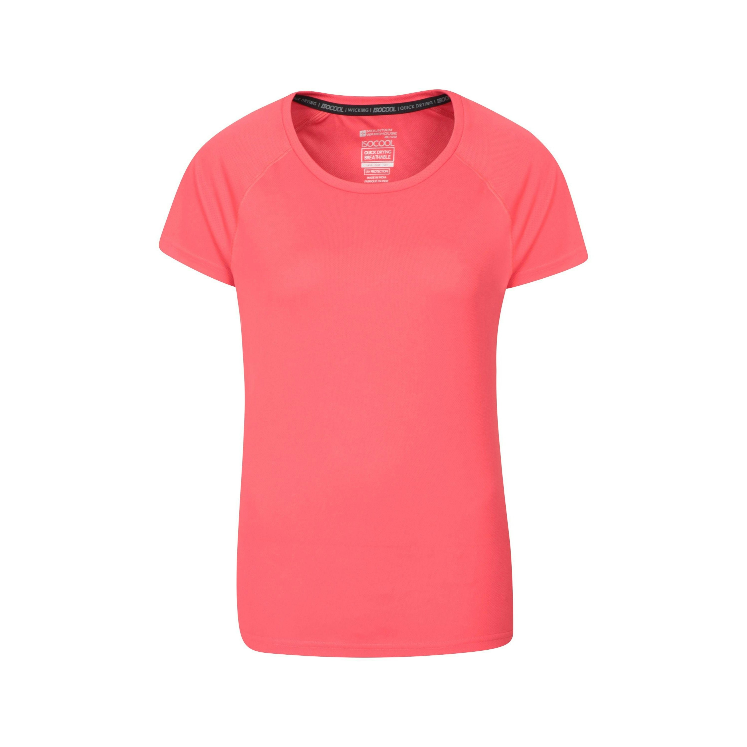 Mountain Warehouse Women's Pink / Endurance T-Shirt - Size 18 Uk