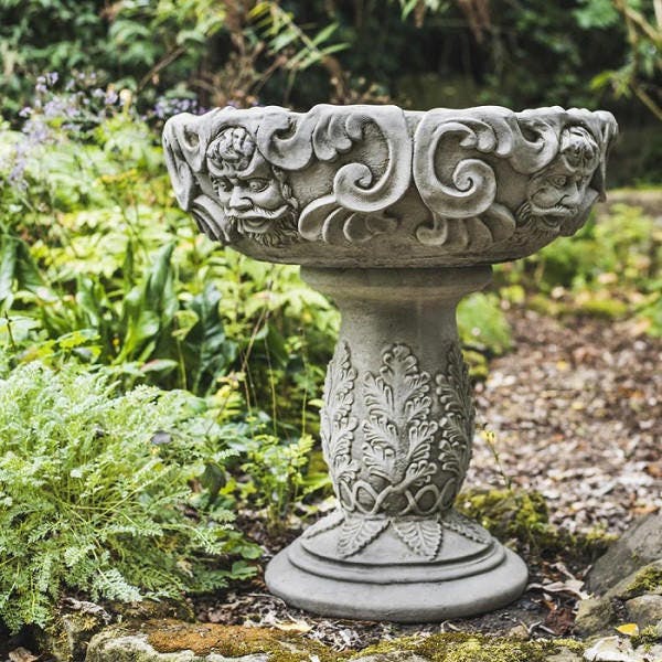 Rackhams Extra Large Detailed Stone Cast 'Gothic Vase'