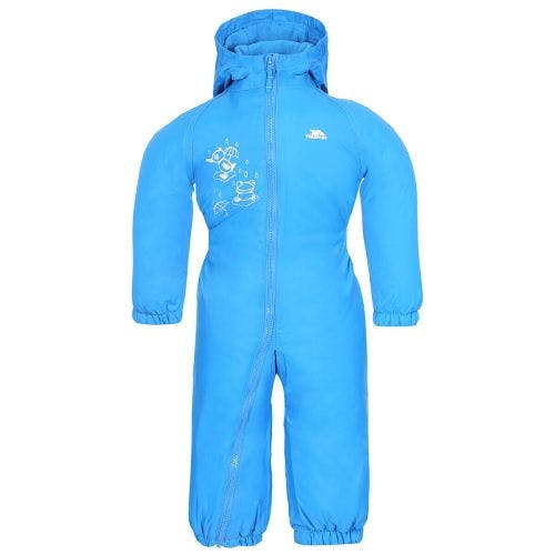 Trespass Cobalt Kids Dripdrop Padded Waterproof All-In-One Suit - 6 To 12 Months