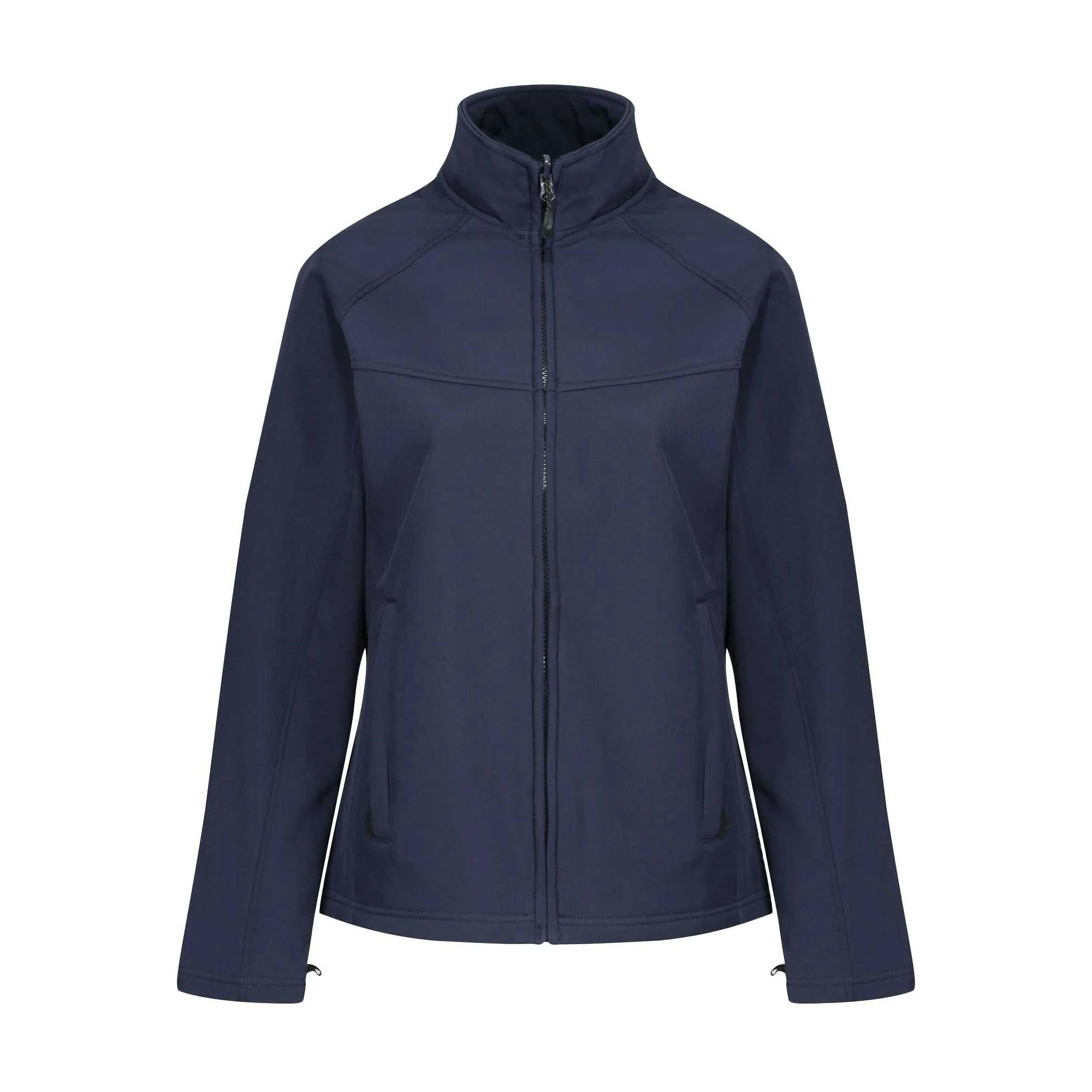 Regatta Women's Professional Uproar Softshell Wind Resistant Jacket - Navy /Navy - 22 - Navy/Navy - 96% Polyester/4% Elastane