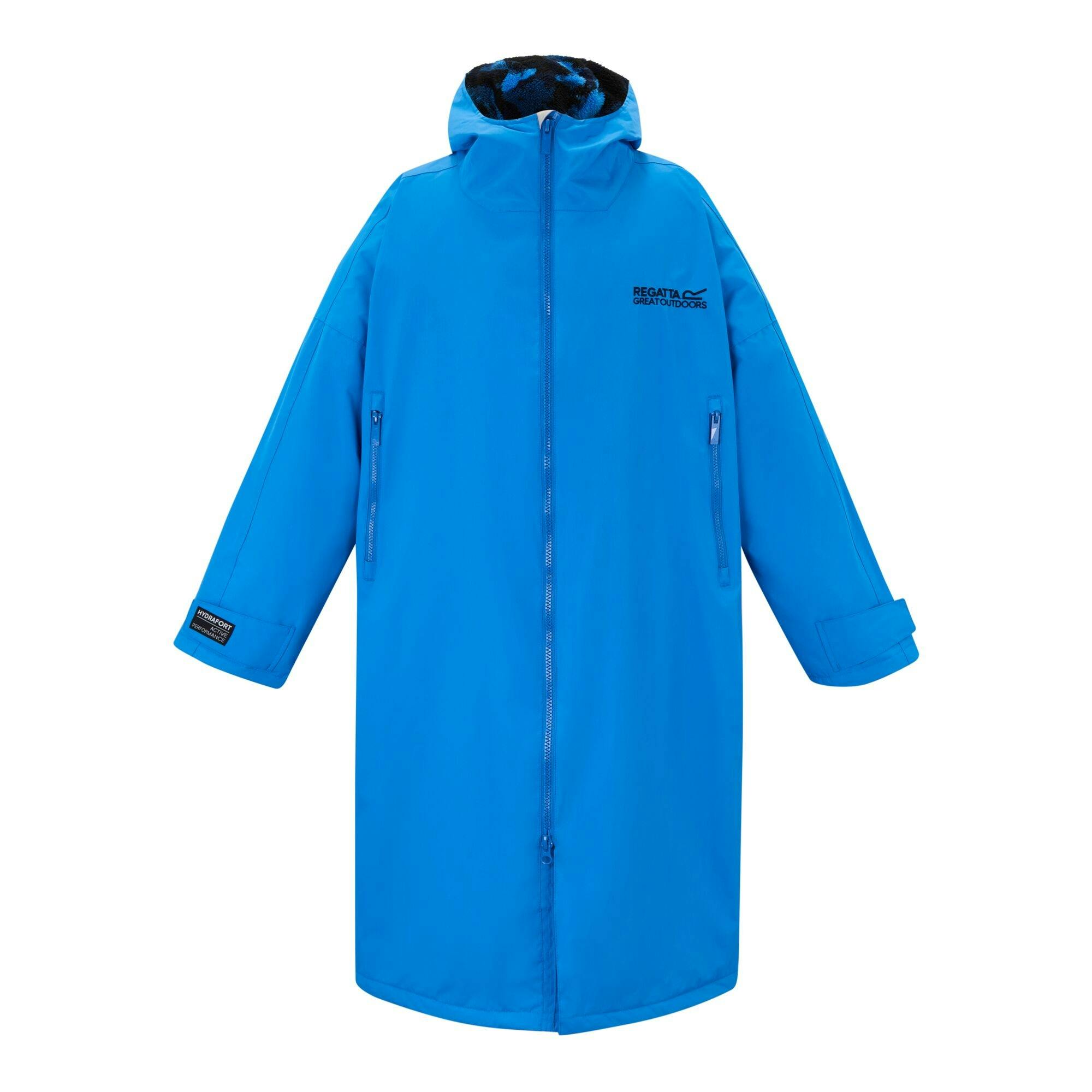 Regatta Unisex Blue Adult Camo Waterproof Changing Robe - Sonic - Xs-S - Sonic - 100% Polyester