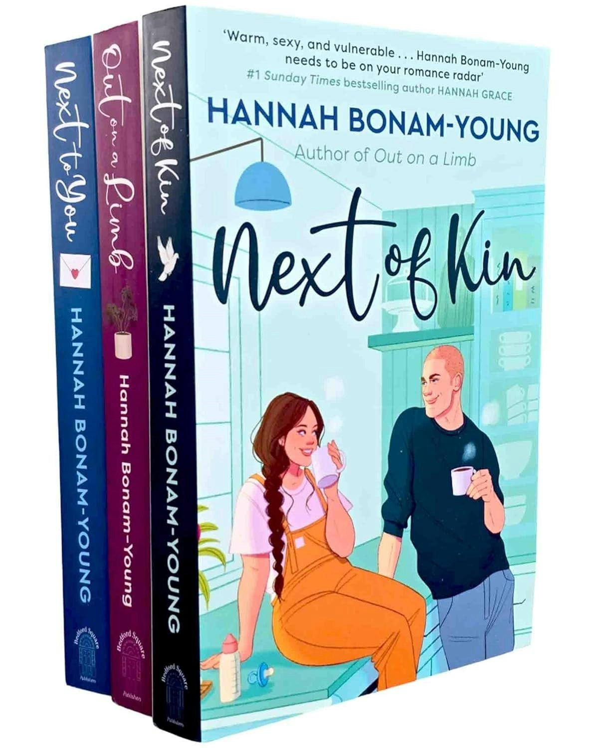 Various Publishers Yellow Next Series By Hannah Bonam-Young 3 Books Collection Set (Next To You, Next Of Kin & Out On A Limb)