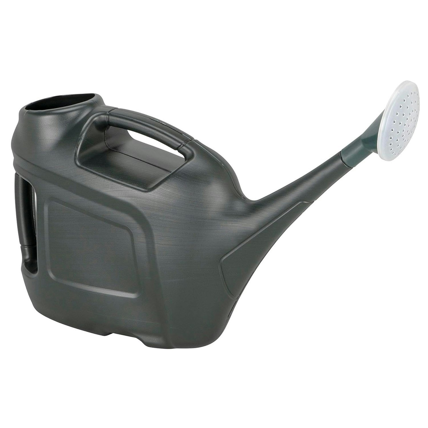Storm Trading Group Green 6 Litre Slimline Garden Watering Cans With Sprinkler Head & Handle - 2 X