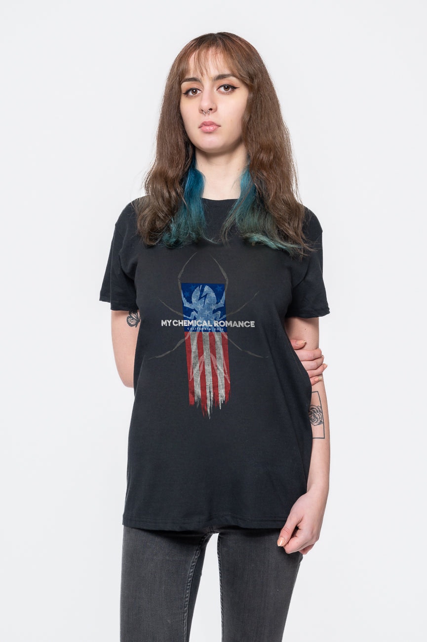 Paradiso Clothing Unisex Black Paradiso My Chemical Romance Spider T Shirt - M