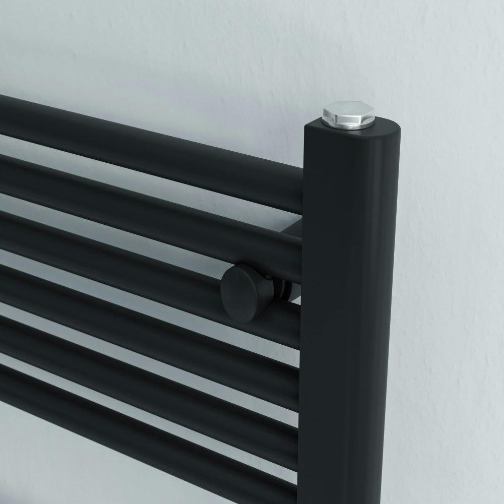 Agadon Black Grace Electric Towel Radiator - 750 X 500