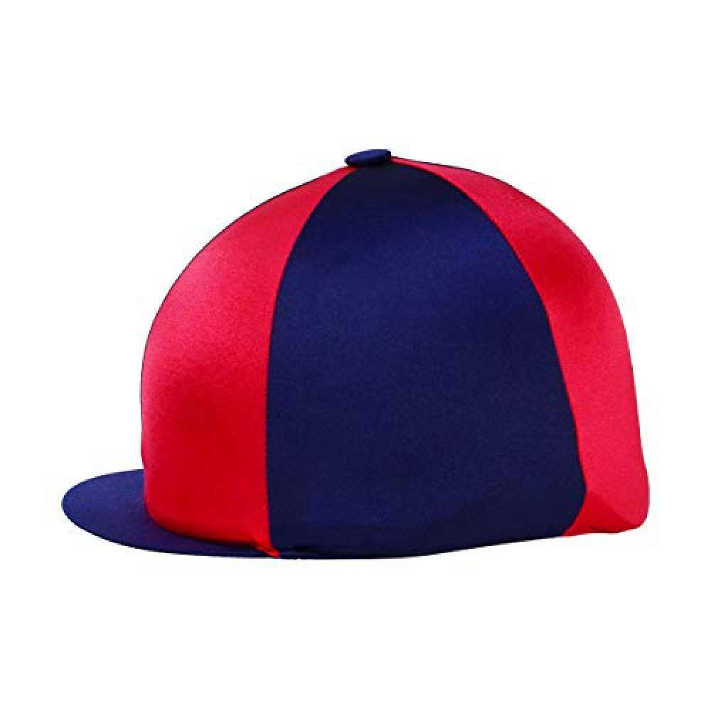 Hyfashion Red Two Tone Hat Cover - Navy