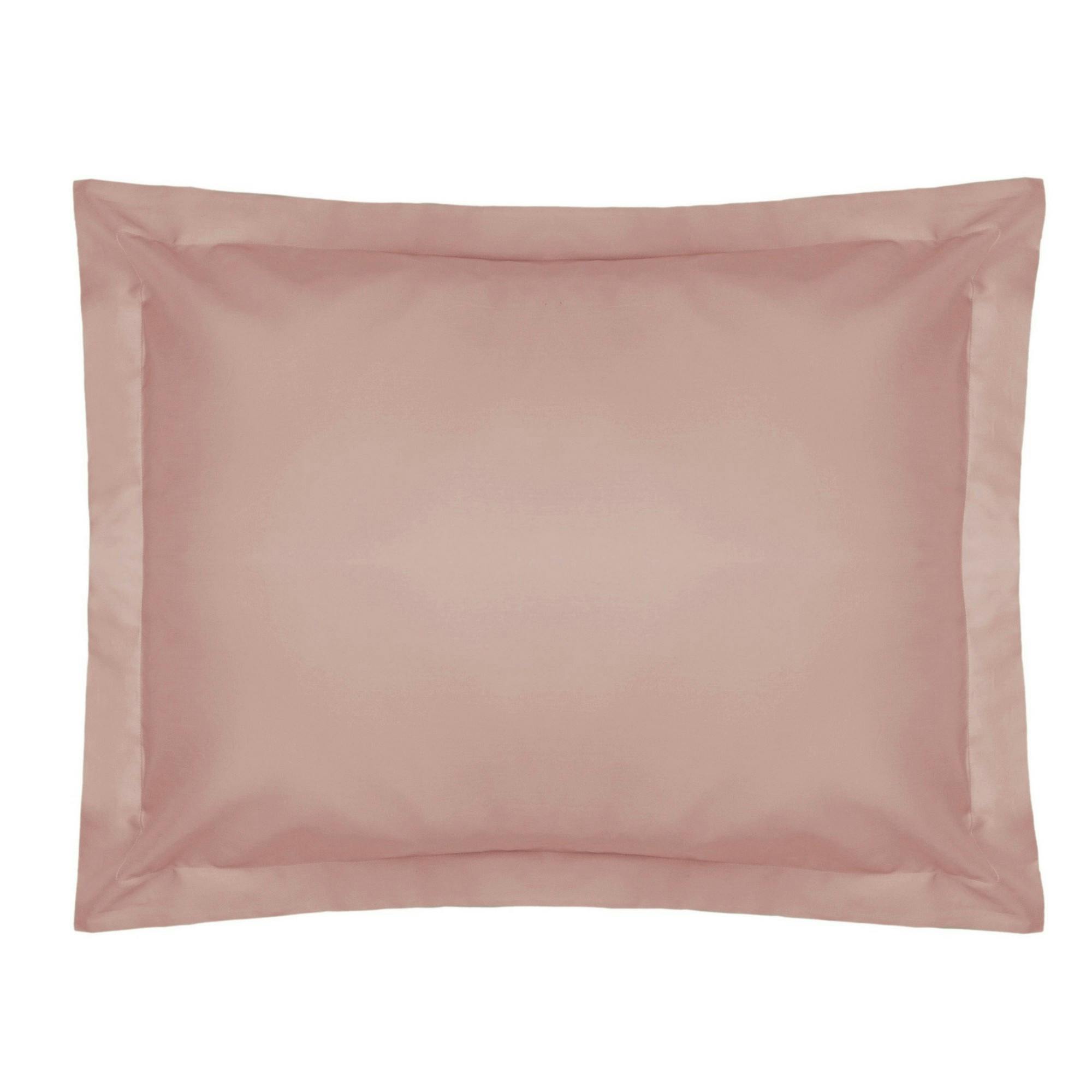 Rackhams Easycare Percale Oxford Pillowcase - Blush - One Size - Blush - 50% Cotton/50% Polyester