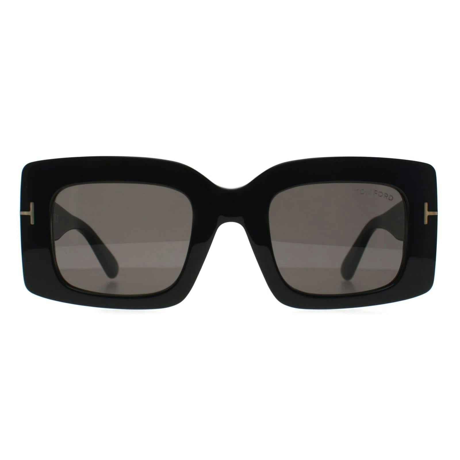 Tom Ford Women's Black Brigitta Ft1188 Shiny Sunglasses