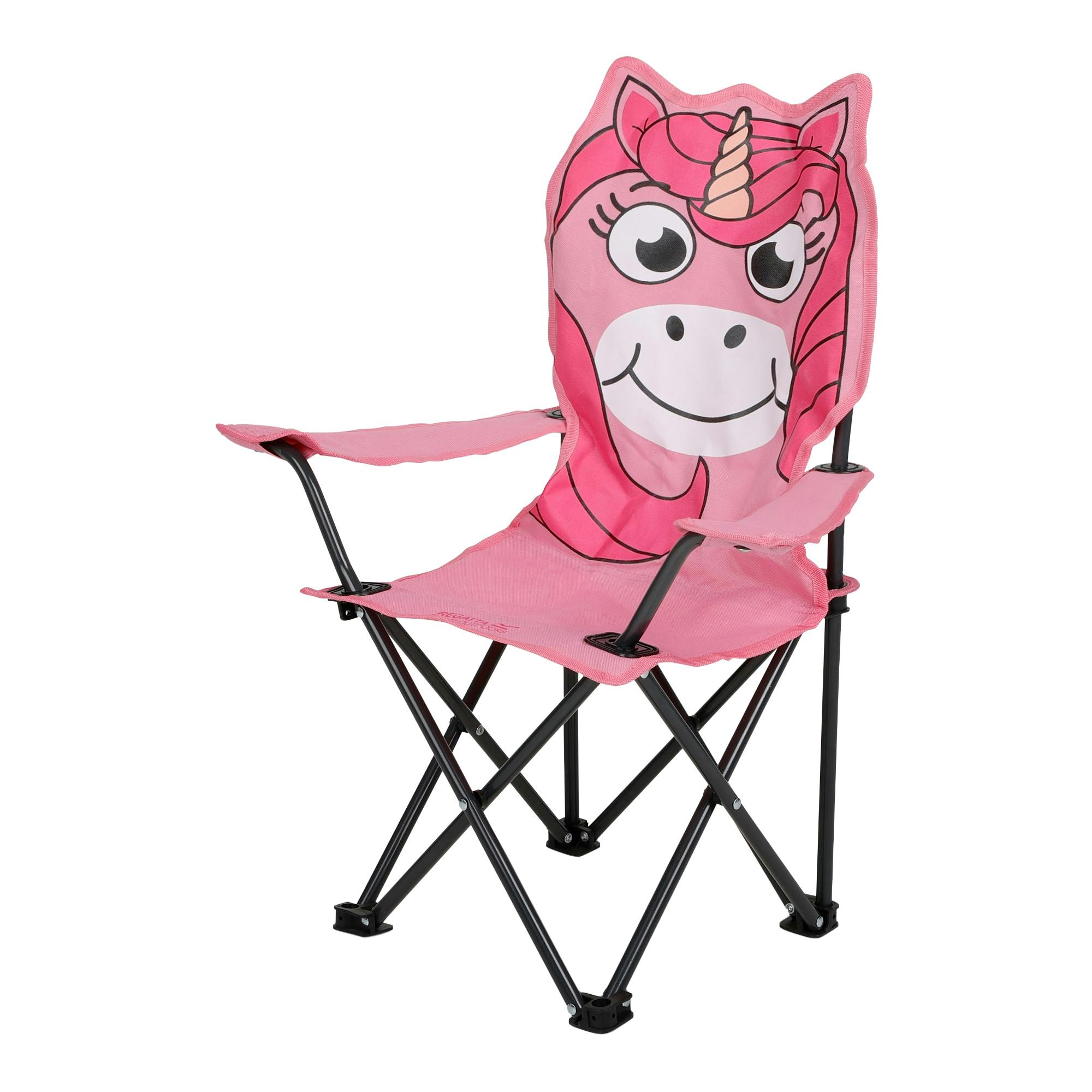 Regatta Pink Childrens/Kids Luna The Unicorn Folding Chair - Sweet - One Size