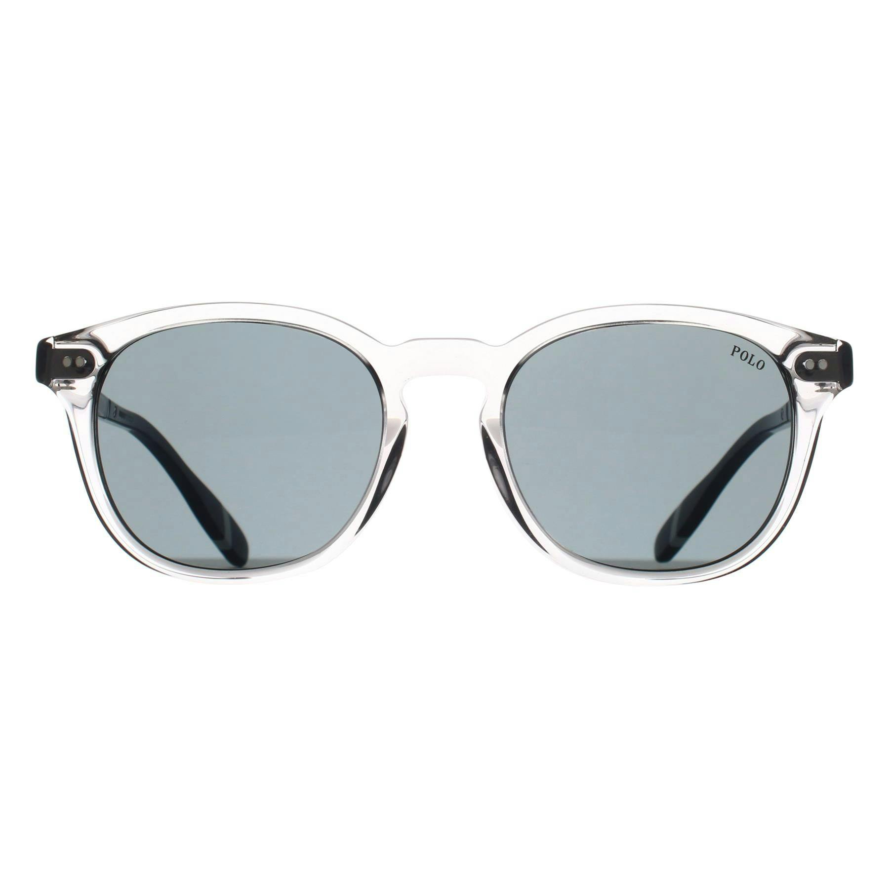 Polo Ralph Lauren Sunglasses PH4206 570487 Shiny Transparent Grey Dark Grey - Image 6