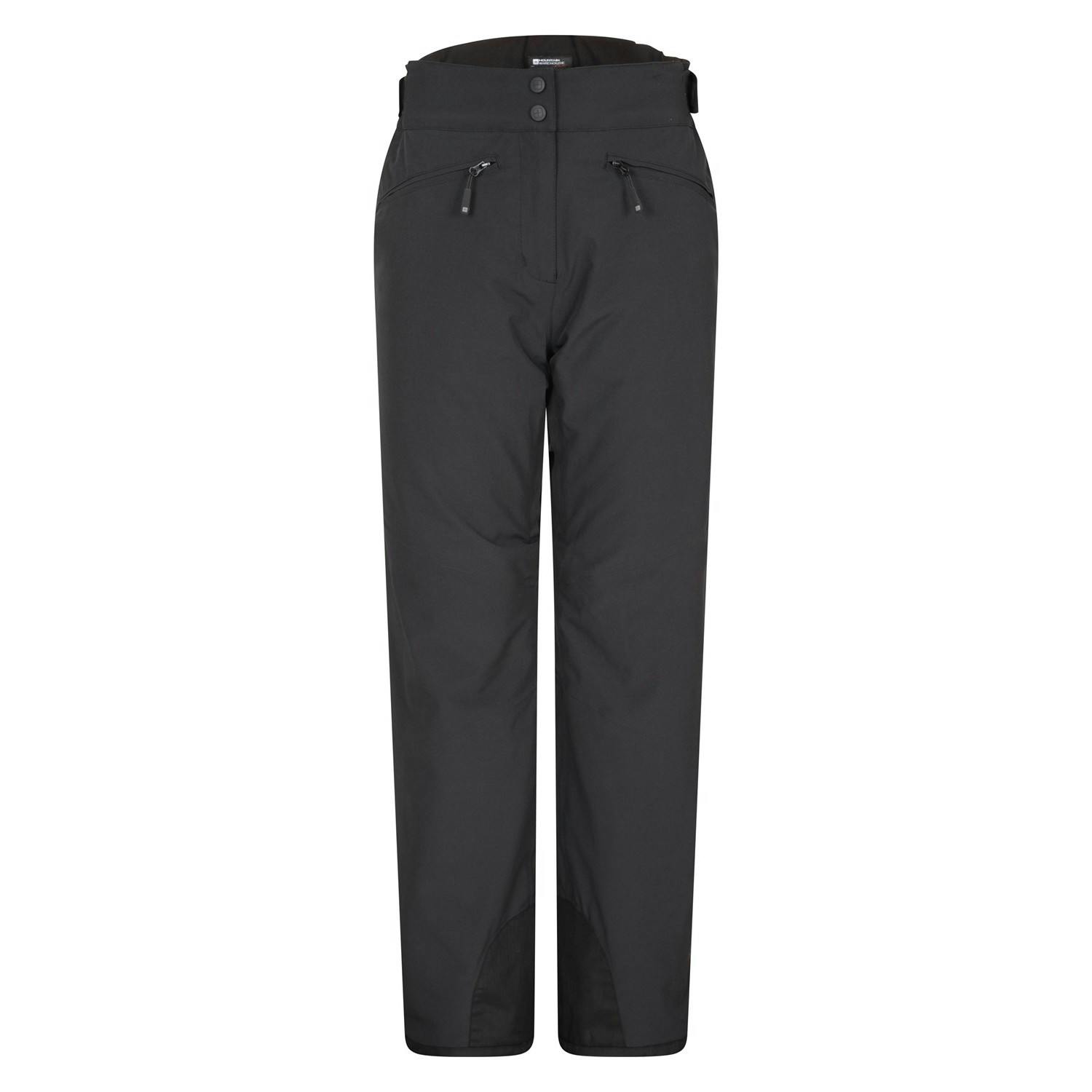 Mountain Warehouse Women's Black Isola Ii Recco Ski Trousers - 8 Uk - 100% Mixed