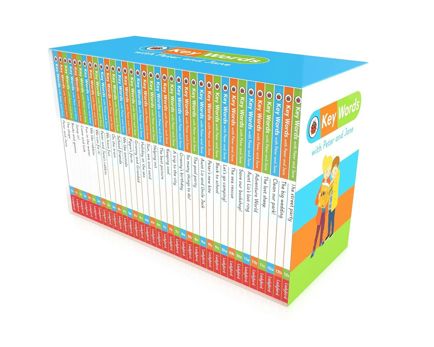 Various Publishers Ladybird Key Words With Peter And Jane 36 Books Collection Box Set: New Covers