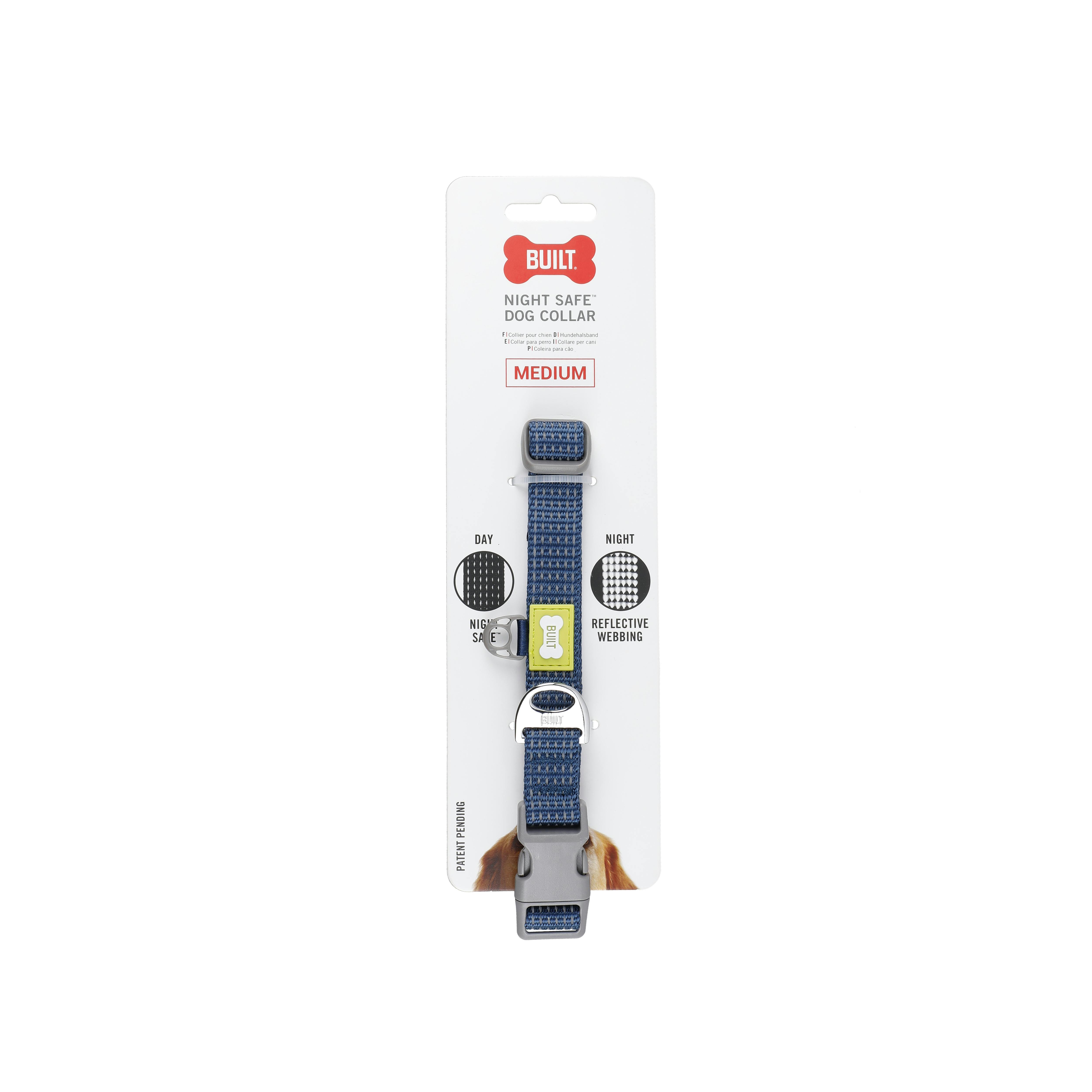 B&Q - Ny Pets Reflective Collar Medium Blue - Image 5