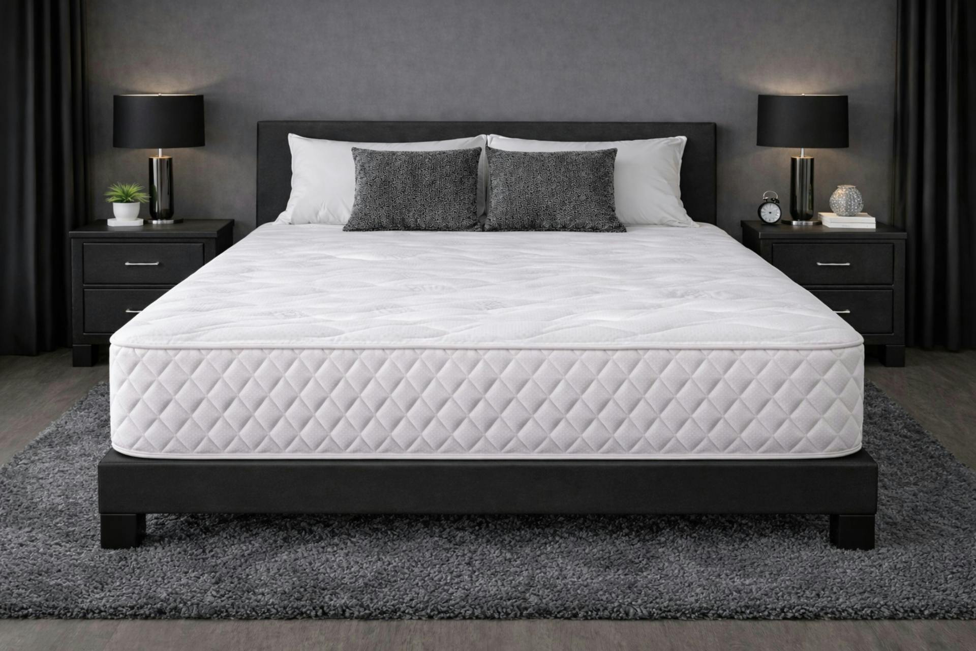 Nexus Mattress Quality Memory Foam Open Coil Sprung Mattress - 10 Inch - Single