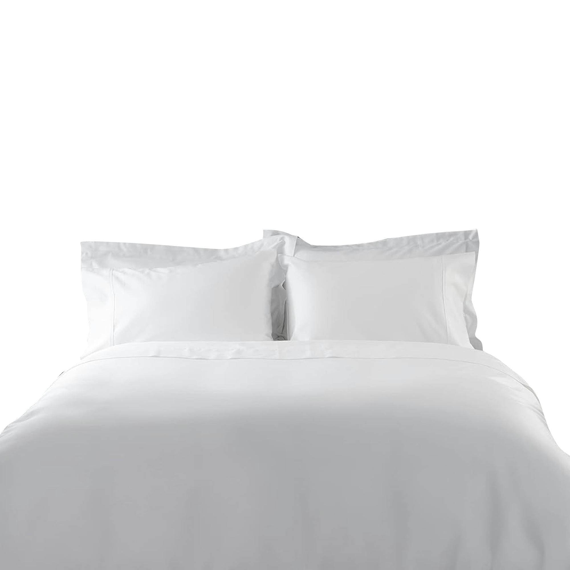 Belledorm White Bamboo Fitted Sheet - King - 70% Bamboo/30% Cotton