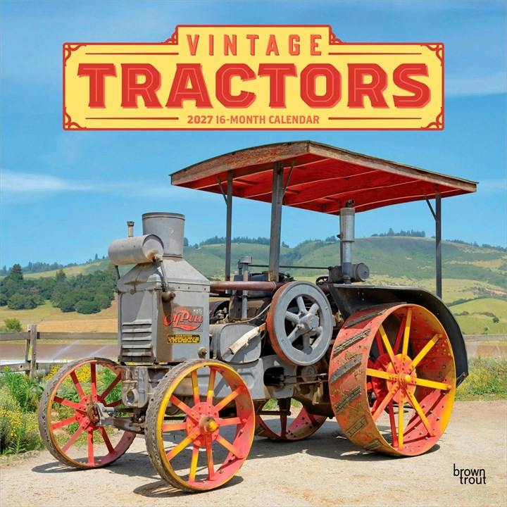 Tractors, Vintage 2027 Square Flap by Browntrout (Calendar) - Image 7