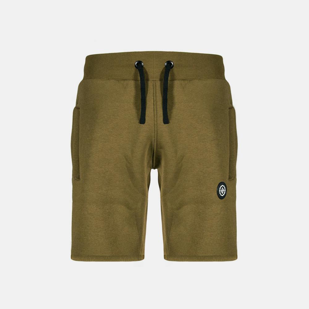 Kumu Black Cocoon Sweat Shorts - Khaki - L