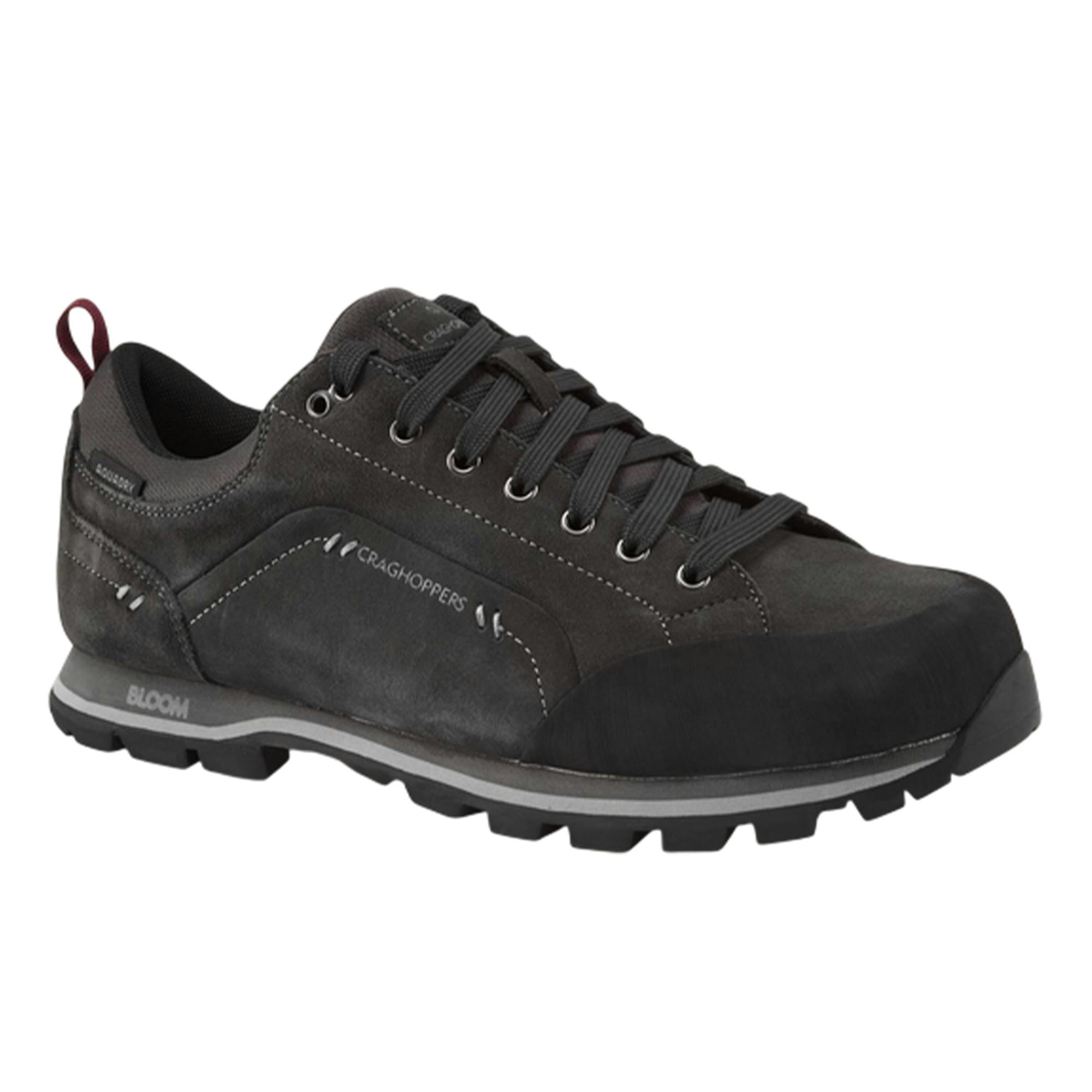 Craghoppers Men's Black Onega 2 Leather Trainers - Pepper - 7 Uk - Pepper - 100% Mixed