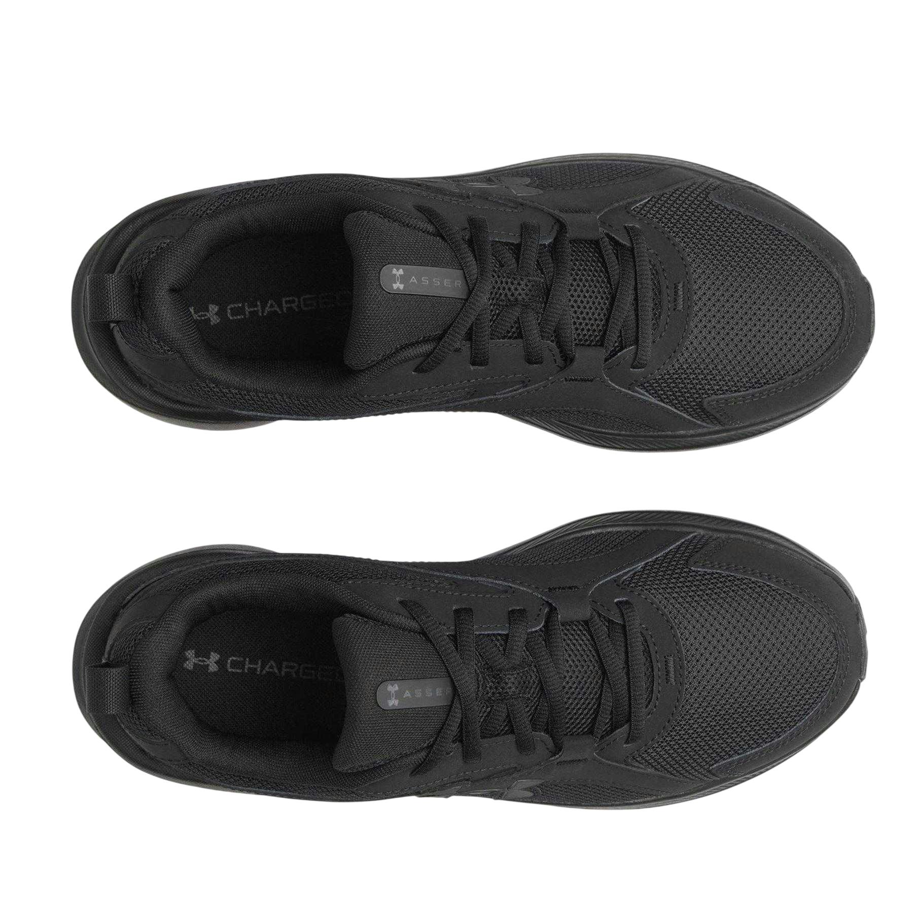 Under Armour Men's Black Assert 11 Trainers - Triple - 11 Uk - Triple - 100% Mixed