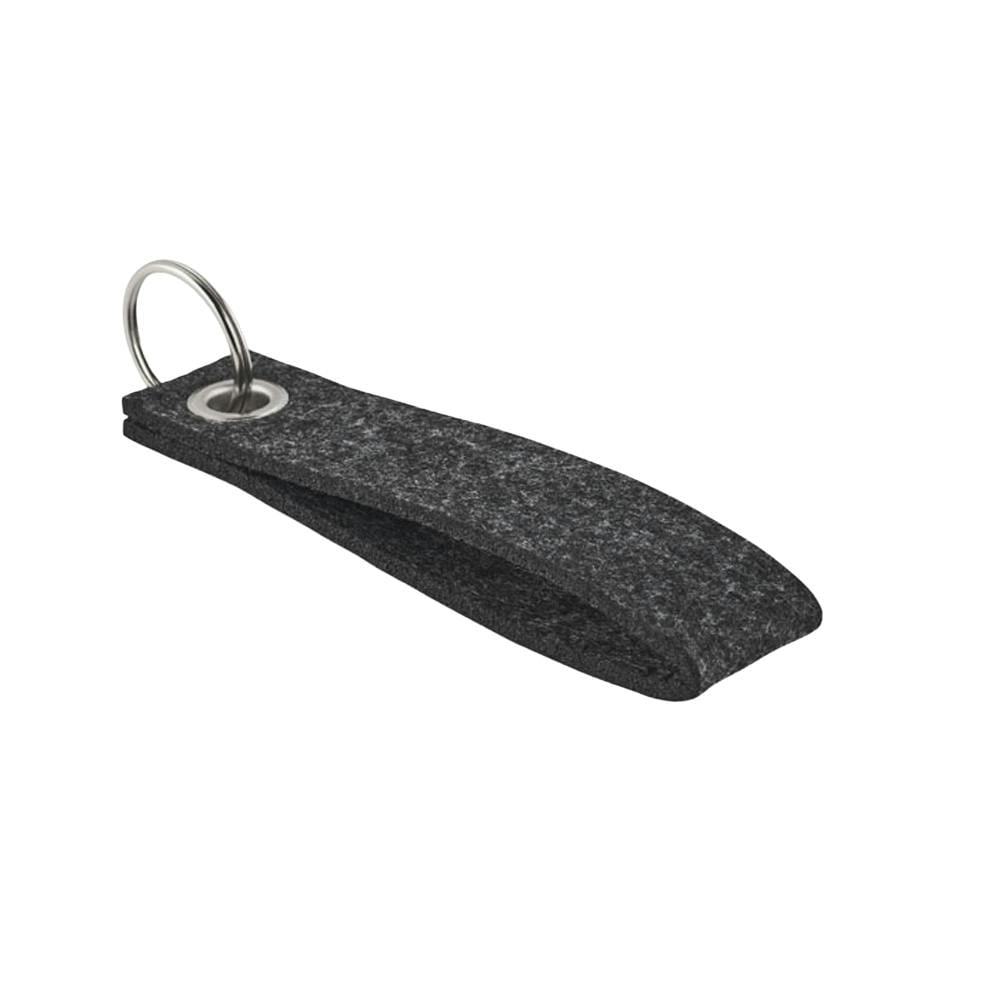 Midocean Grey Suora Rpet Felt Keyring - Storm - One Size - Storm