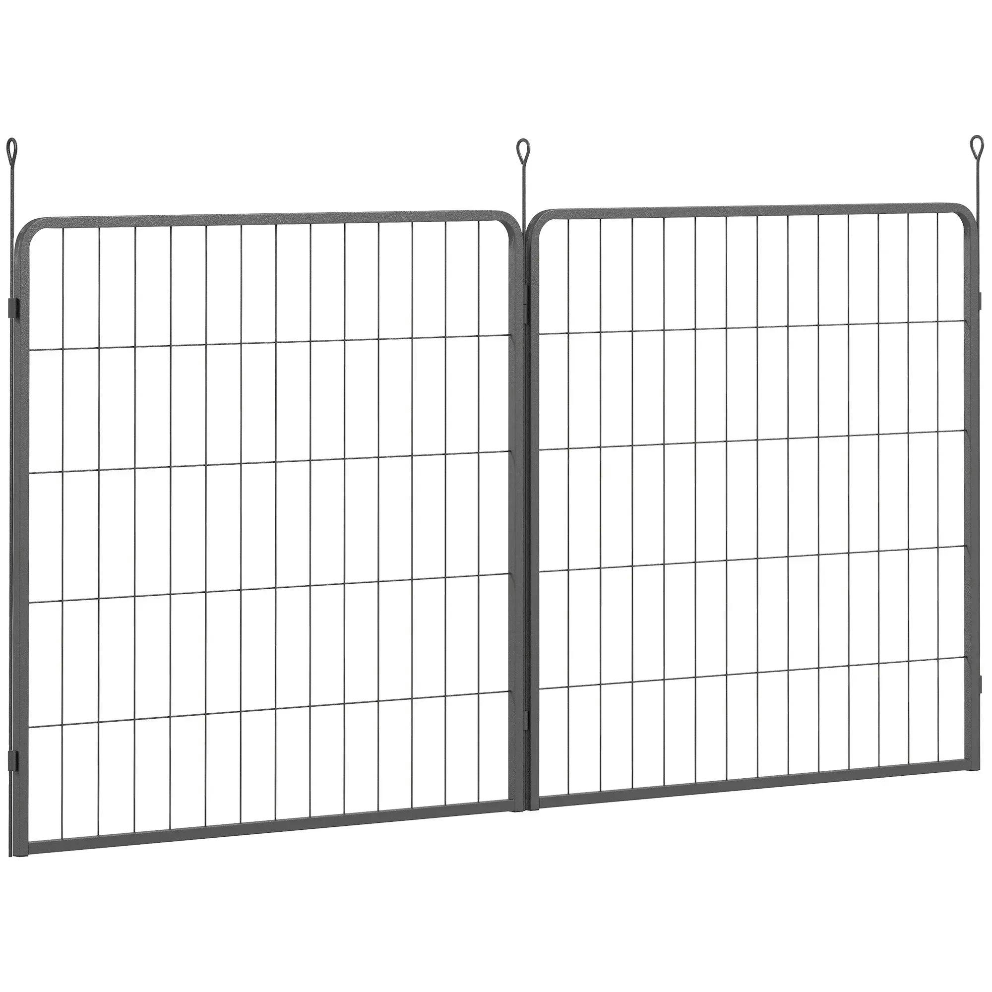 Pawhut 2 Piece Expansion Pack Dog Pen For 80Cm High Animal Pen - Image 7