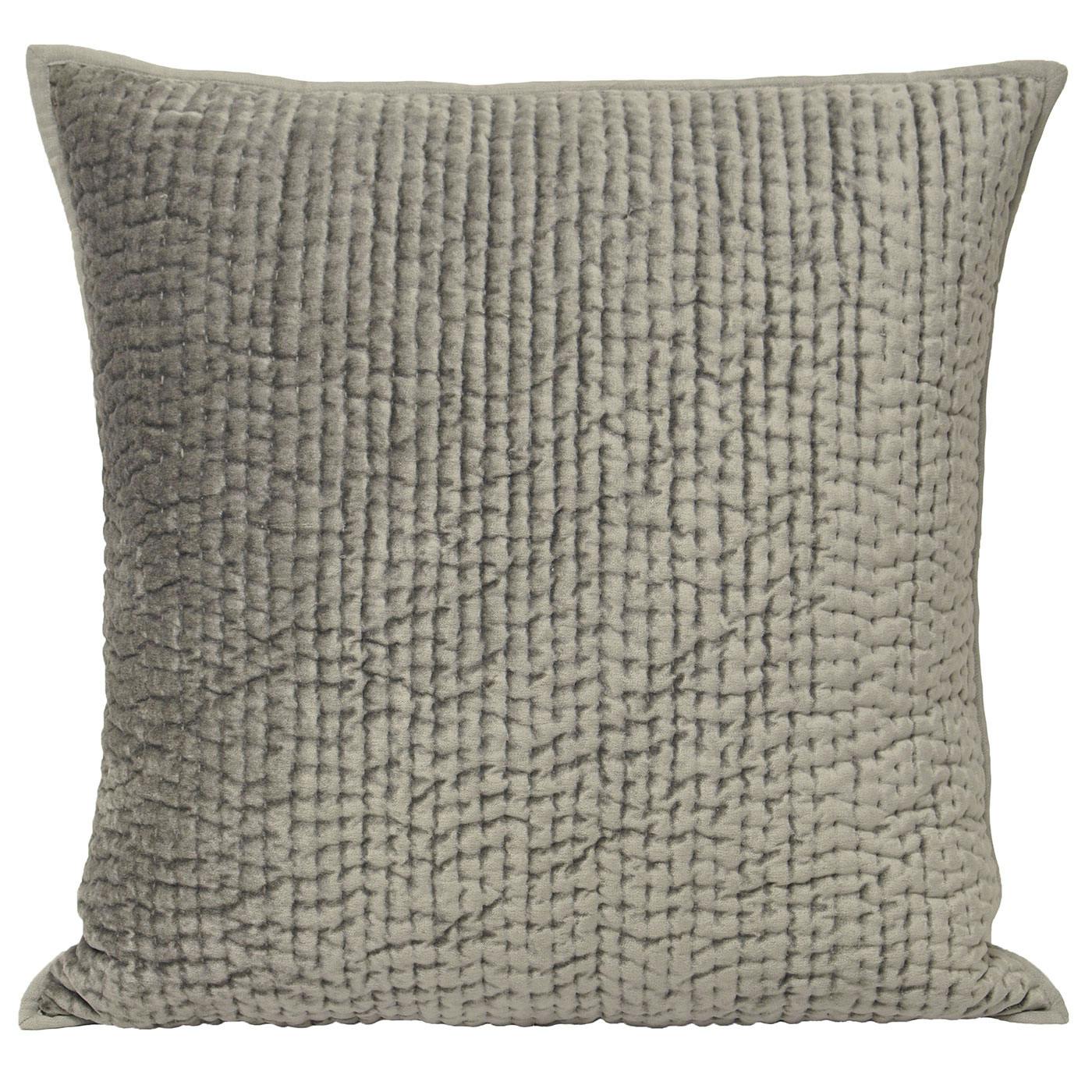 Rackhams Silver Brooklands Cushion Cover - 55X55cm - 55% Viscose/45% Cotton