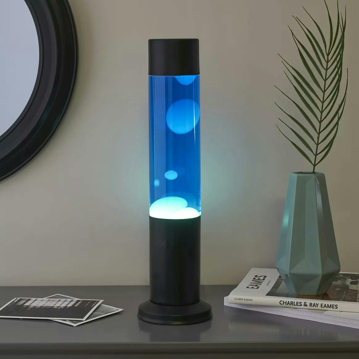 Rackhams Blue/White Lava Lamp Liquid/ Wax