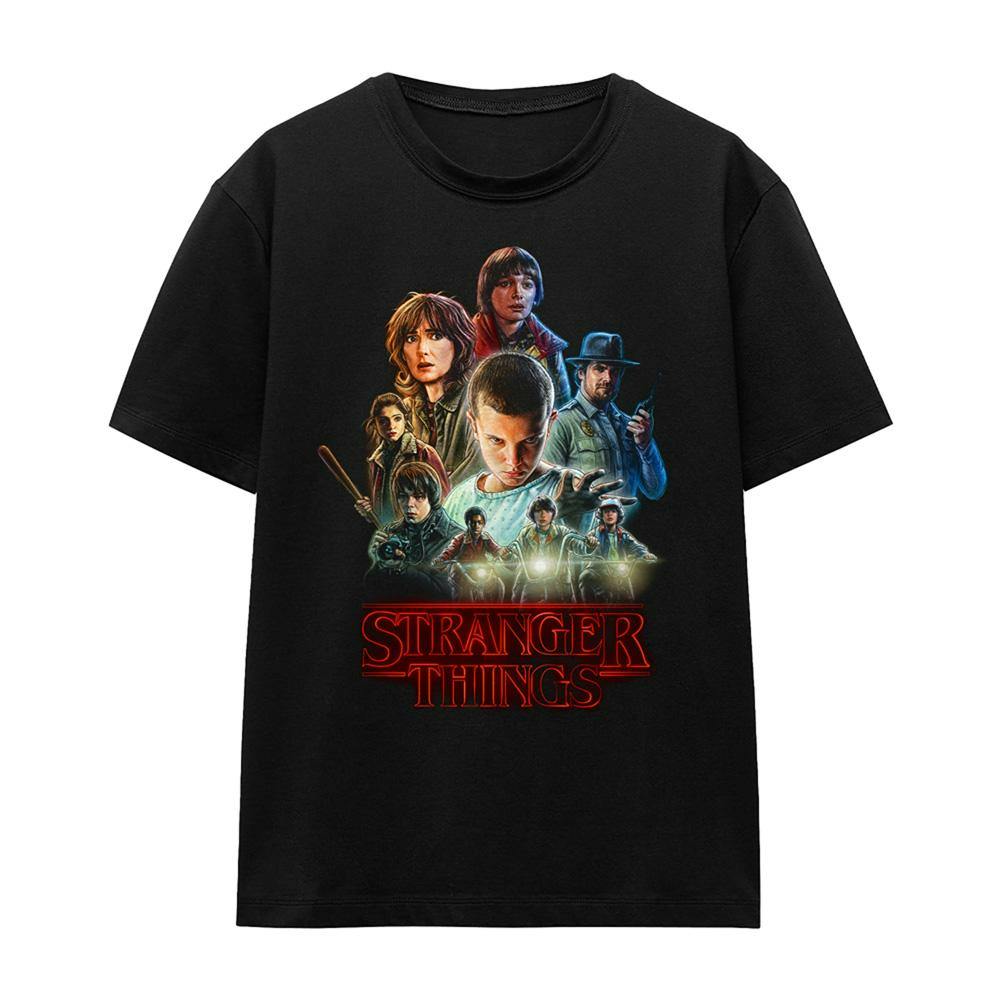 Stranger Things Women's Black Season 1 Poster T-Shirt - Xxl