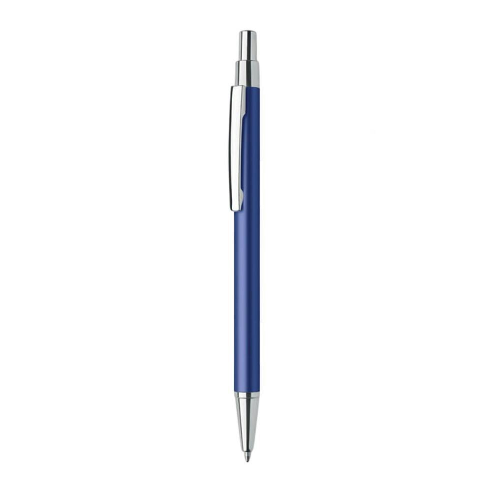 Rackhams Blue Dana Recycled Aluminium Ballpoint Pen - Royal - 14Cm X 0.8Cm - Royal